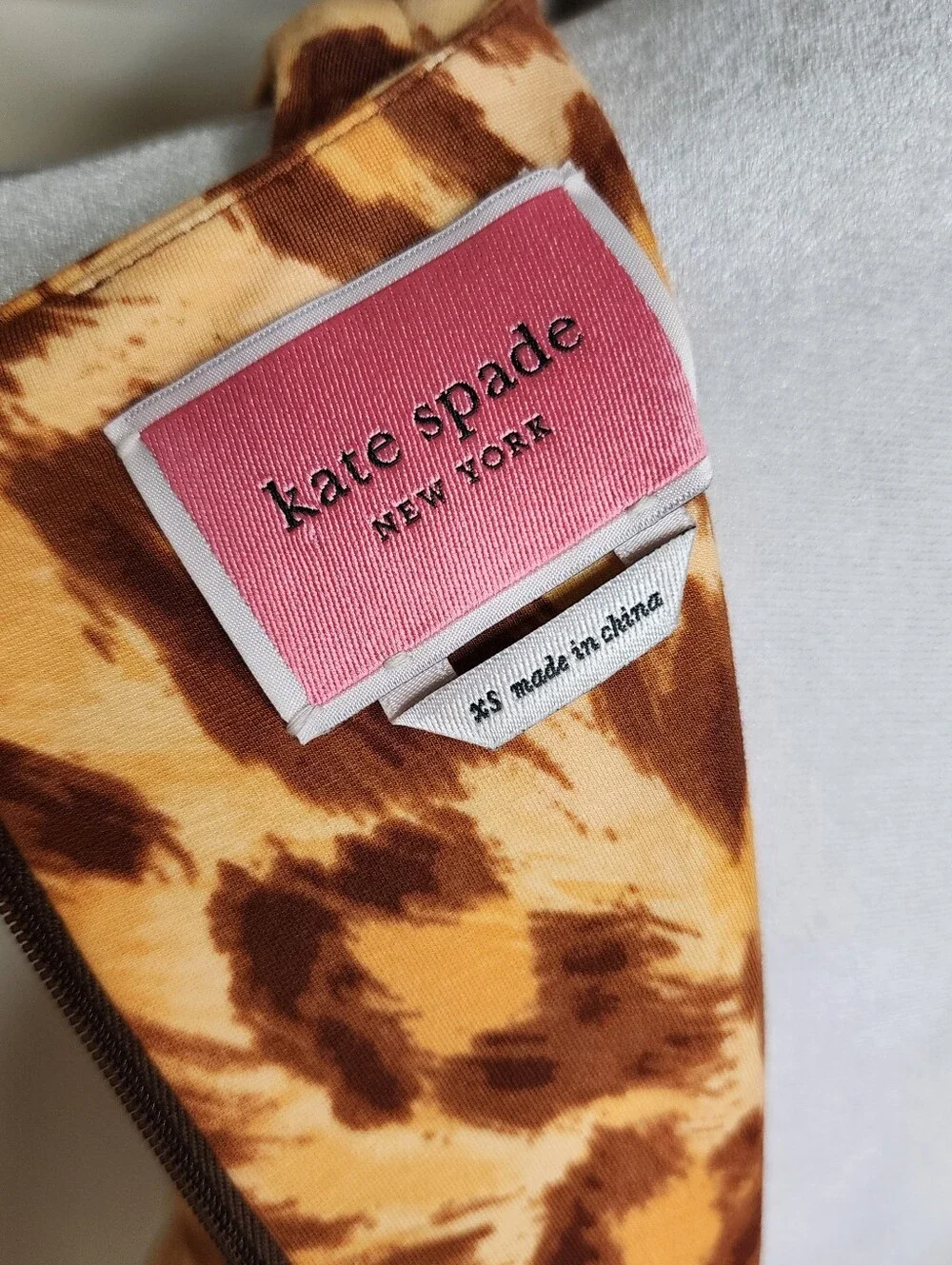 Kate Spade Panthera Ponte Sleeveless Cheetah Print Shift Mini Dress XS Baddie
